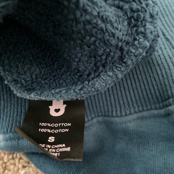 SPIRITUAL GANGSTER Tie-Dye Raglan Hoodie Sweatshirt - Picture 10 of 14